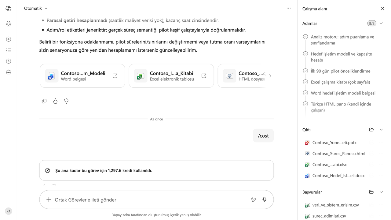 5 · Maliyet: /cost komutu bu görev için 1.297,6 kredi ölçtü.